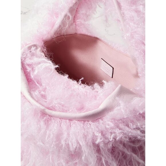 Gucci Women Pink Eco Fur Handbag - Picture 5 of 5